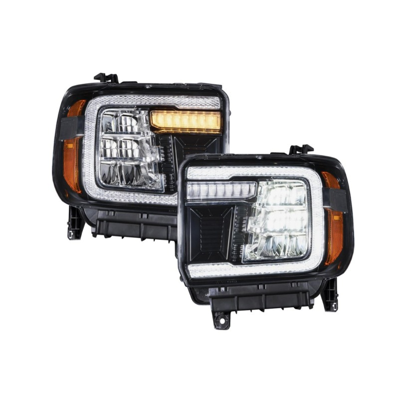 GMC Sierra Headlights - FORM Lighting - LED Reflector - `14-`19